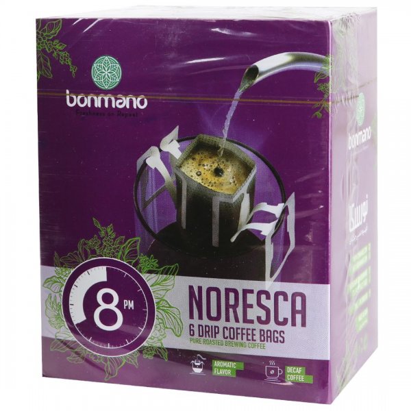 قهوه دمی چکه‌ای (نورسکا 8 شب) بن‌مانو بسته 6 عددی