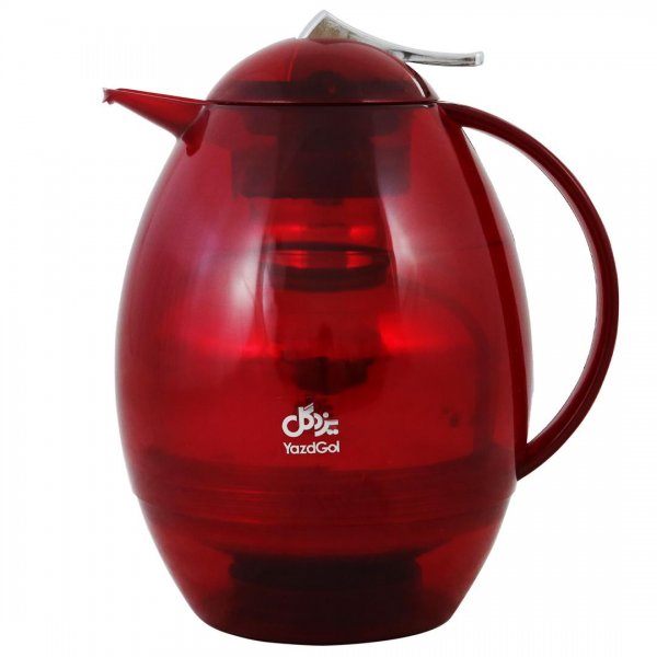 فلاسک 1 لیتری قرمز شفاف یزدگل مدل سان