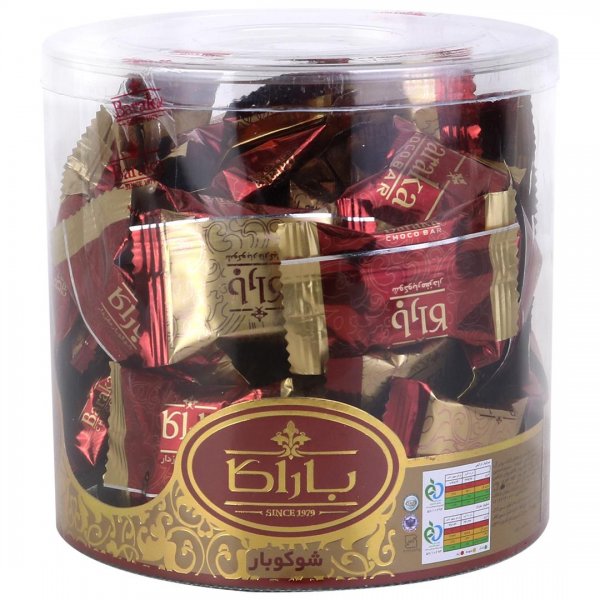 شوکوبار مغزدار نارگیلی باراکا مقدار 400 گرم