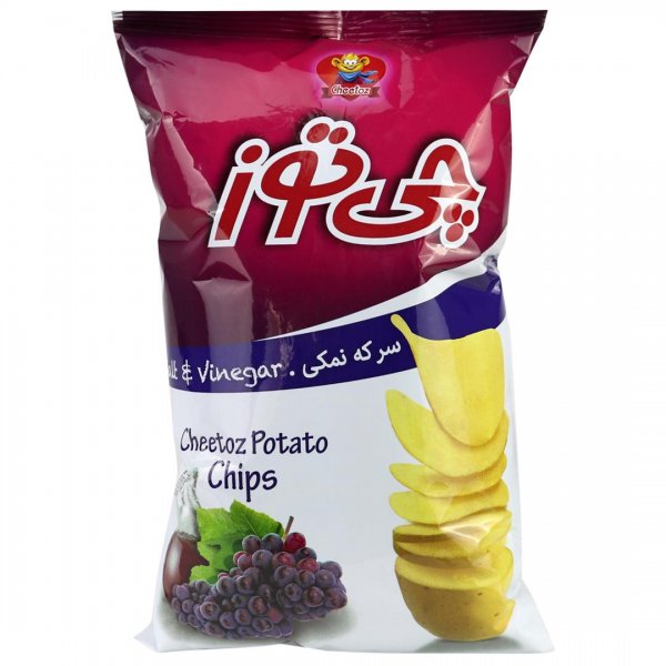 چیپس سرکه نمکی چی‌توز مقدار 65 گرم