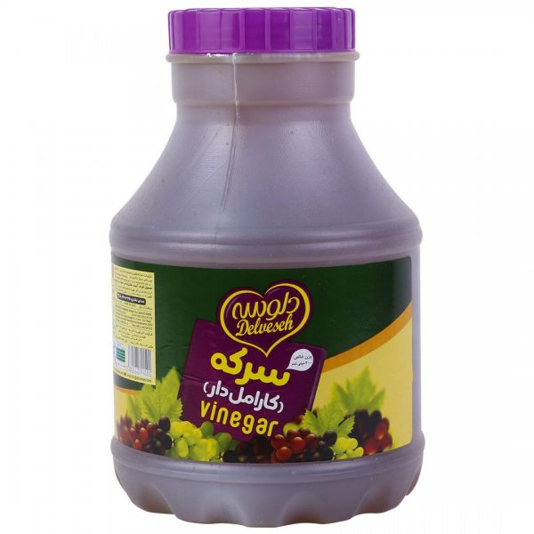 سرکه دلوسه کارامل‌دار مقدار 3 لیتر