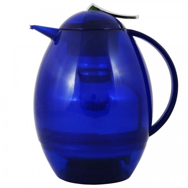 فلاسک 1 لیتری یزدگل مدل سان رنگ آبی شفاف