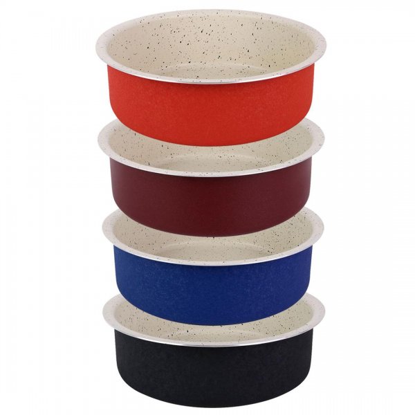 قالب کیک گرانیتی دایره قطر 22 سانتی‌متر رنگ رندم