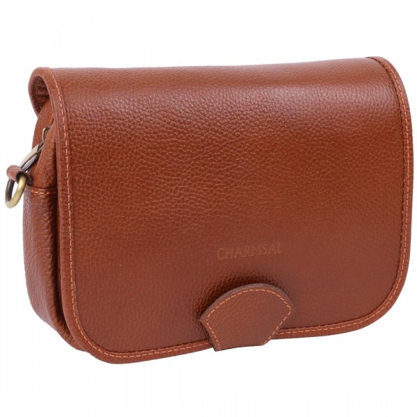 کیف شتری چرم‌سال کد 0010