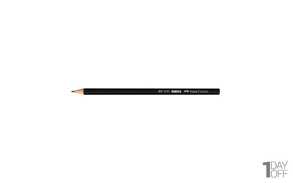 مداد مشکی فابر کاستل (Faber Castell) مدل 1111 نوع HB