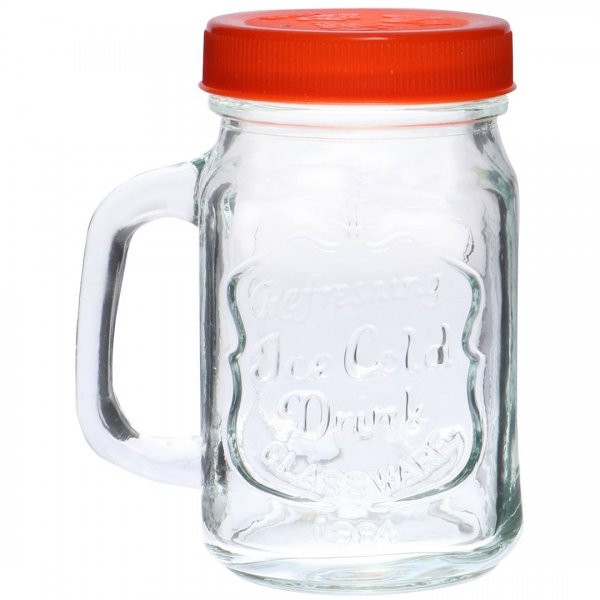 ماگ اسموتی شیشه‌ای دسته‌دار