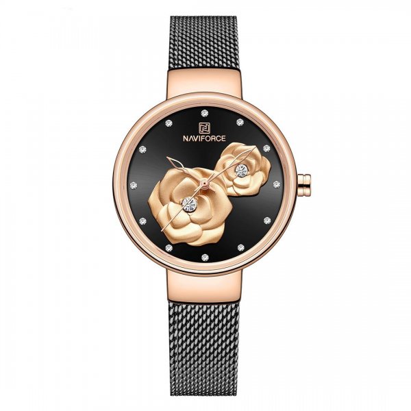 ساعت نیوی‌فورس (NAVIFORCE) مدل NF5013L رنگ مشکی کد رنگ RG/B/B