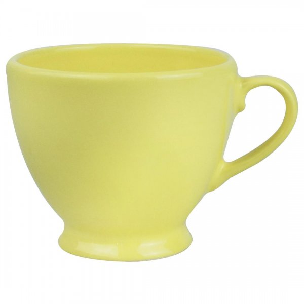 فنجان بزرگ سرامیکی مدل دیو و دلبر رنگ زرد 