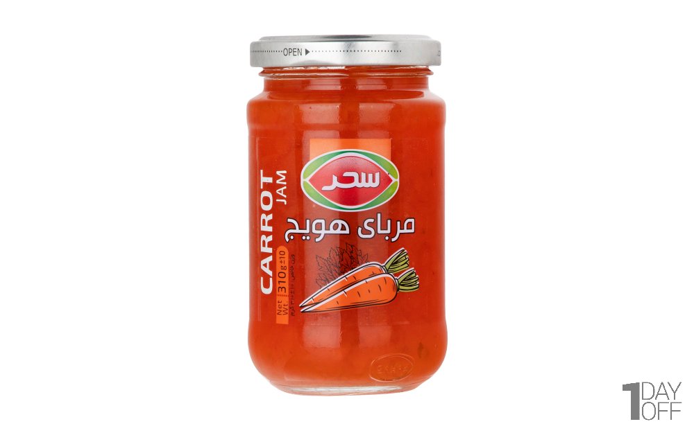 مربا هویج سحر مقدار 310 گرم 