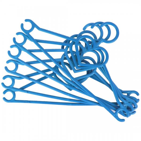  چوب لباسی نیما بسته 6 عددی مدل قلب رنگ آبی