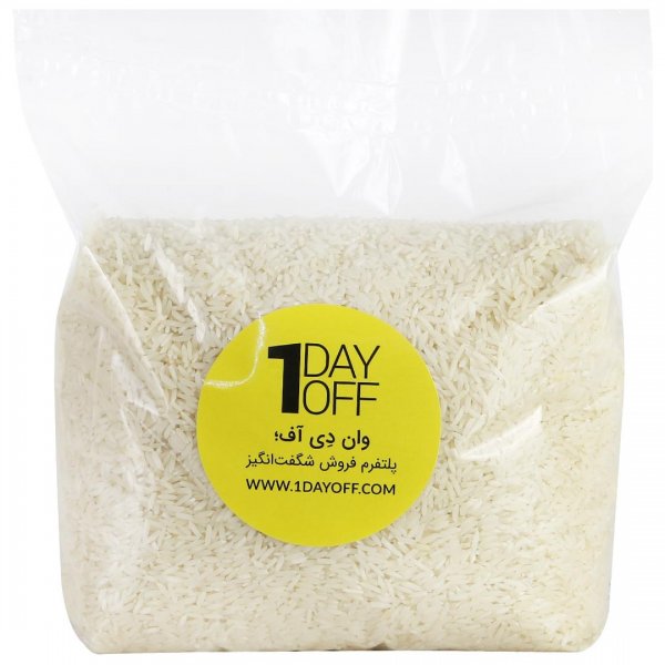 برنج ایرانی هاشمی درجه یک معطر مقدار 1.9 کیلوگرم