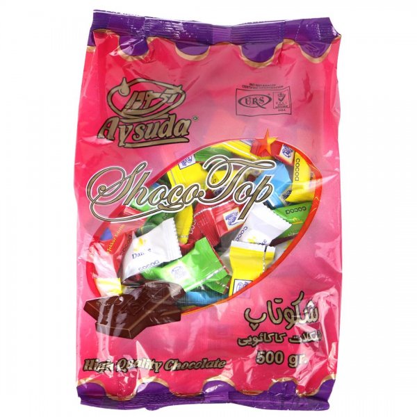 شکلات کاکائویی شکوتاپ آی‌سودا مقدار 500 گرم