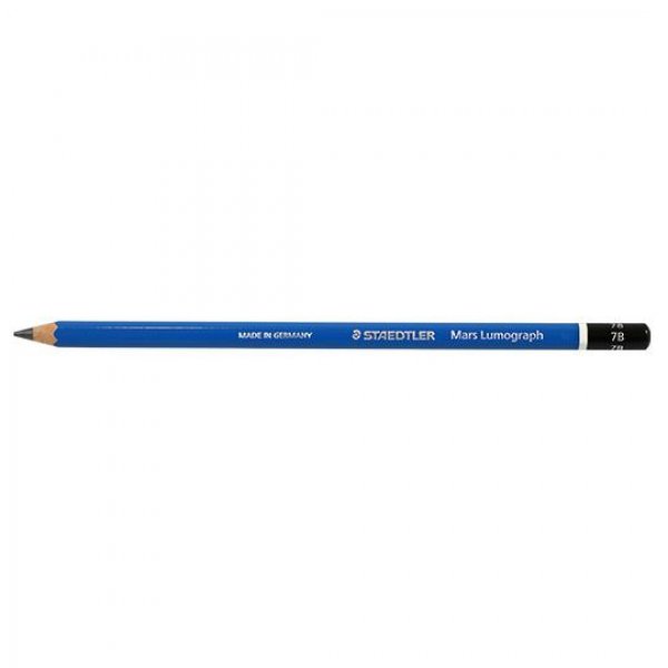 مداد مشکی طراحی استدلر (Staedtler) مدل Mars Lumograph نوع 7B