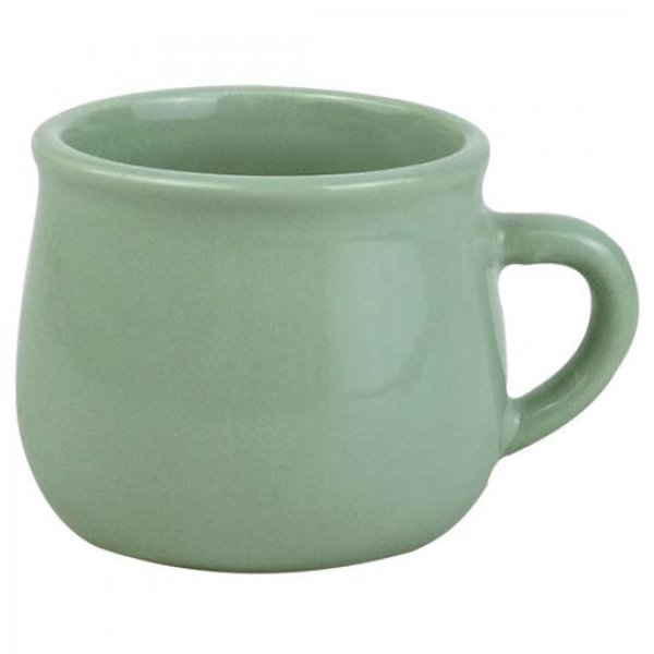 فنجان قهوه‌خوری سرامیکی طرح رجینال رنگ فیروزه‌ای