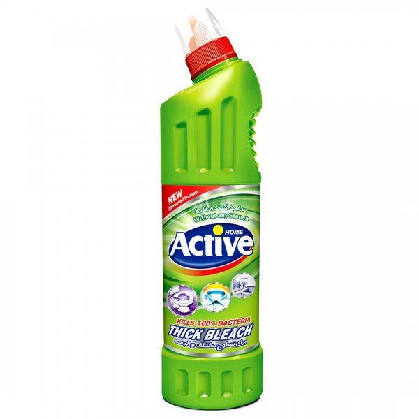 مایع سفیدکننده غلیظ سبز با رایحه گل‌های بهاری اکتیو مقدار 750 گرم