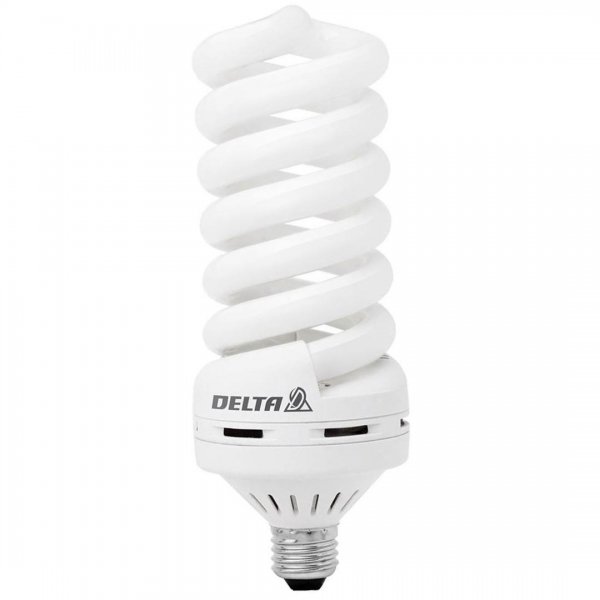 لامپ کم‌مصرف مهتابی 55 وات تمام‌پیچ دلتا پایه E27