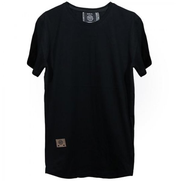 تیشرت مشکی آستین کوتاه مردانه ام‌بی‌ار (MBR)