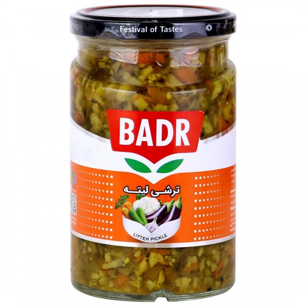 ترشی لیته بدر مقدار 630 گرم