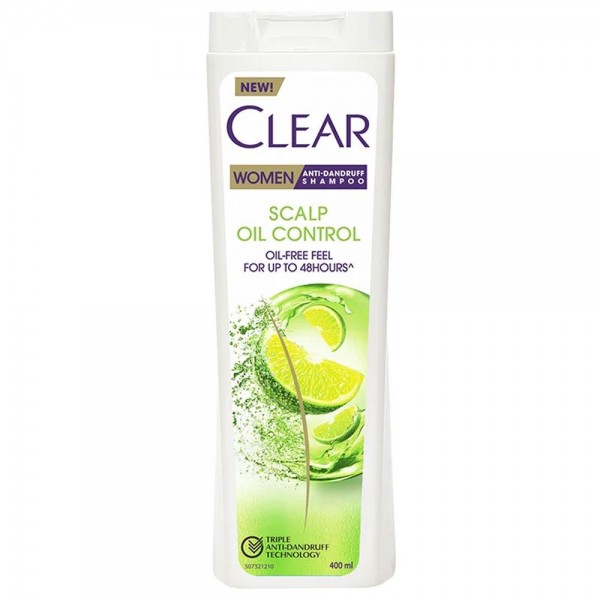 شامپو ضد شوره زنانه کلییر (Clear) مدل Scalp Oil Control مقدار 400 میلی‌لیتر