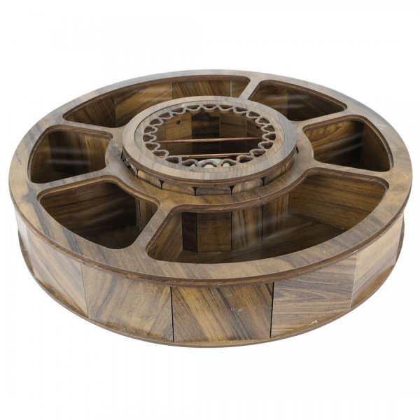 باکس پذیرایی چوبی وارمردار مدل گرد