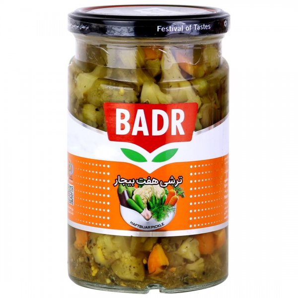 ترشی هفت‌ بیجار بدر مقدار 630 گرم