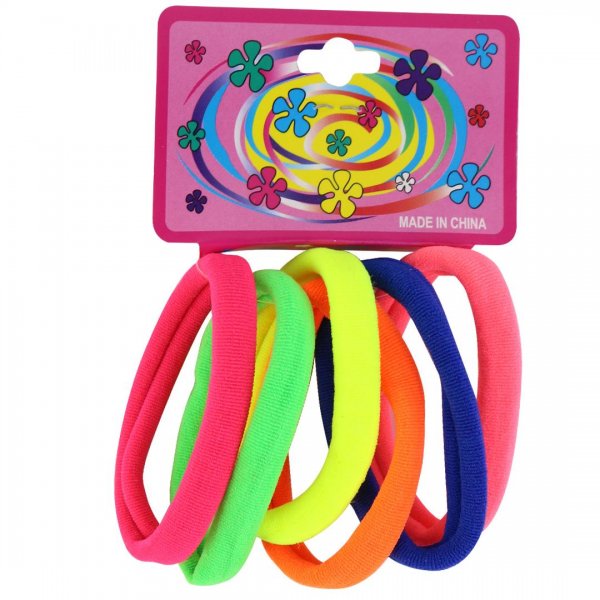 کش مو سایز متوسط 6 عددی رنگی