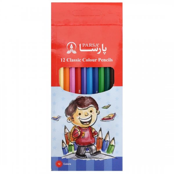 مدادرنگی پارسا بسته 12 رنگ