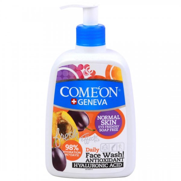 ژل شستشو صورت مدل Normal کامان مقدار 500 میلی‌لیتر