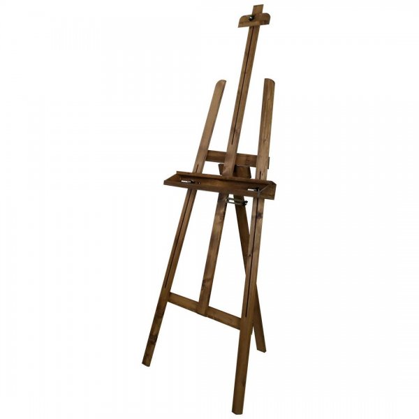 سه‌پایه بوم چوبی سایز بزرگ دوشیاره کارگاهی تیره آریا