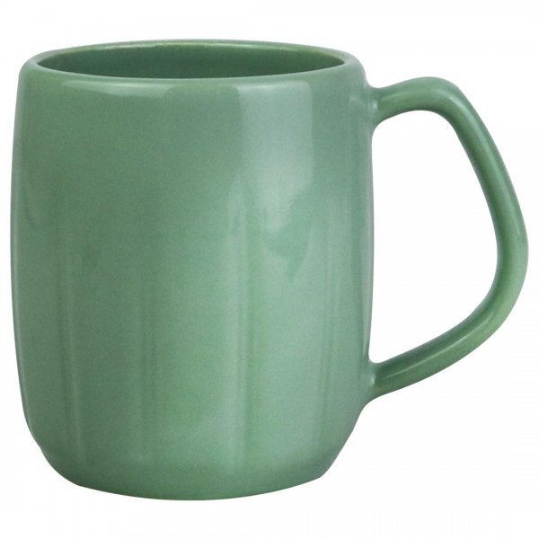 ماگ سرامیکی طرح خورشیدی رنگ فیروزه‌ای 