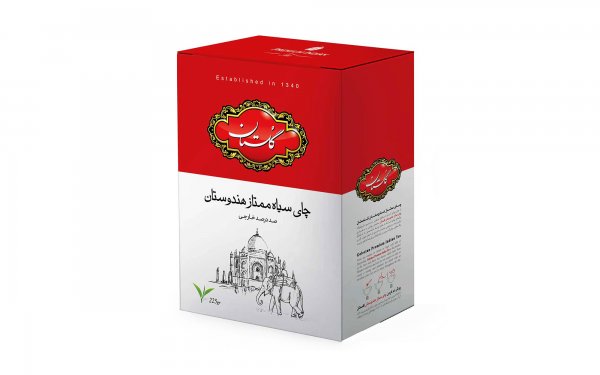 چای سیاه ممتاز هندوستان گلستان مقدار 225 گرم