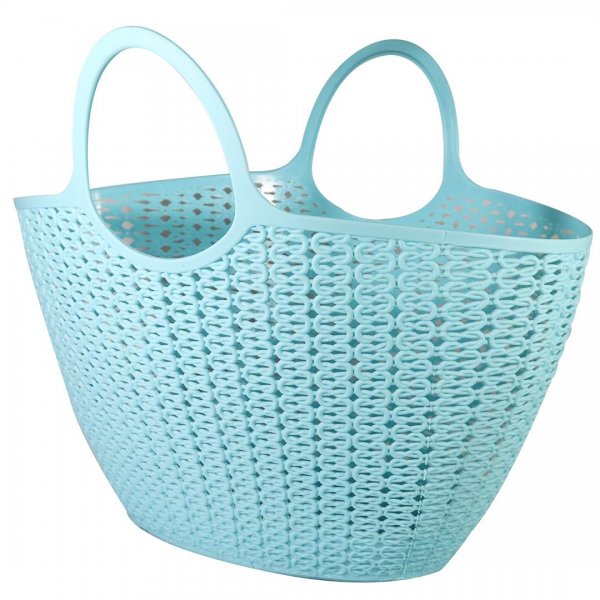 زنبیل خرید آبی تک پلاست مدل کاترینا