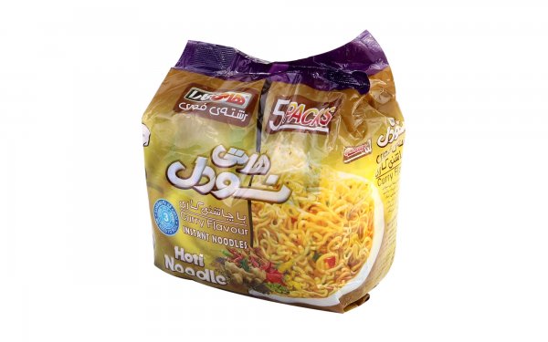 بسته 5 عددی نودل کاری هاتی‌کارا گلستان مقدار 75 گرم