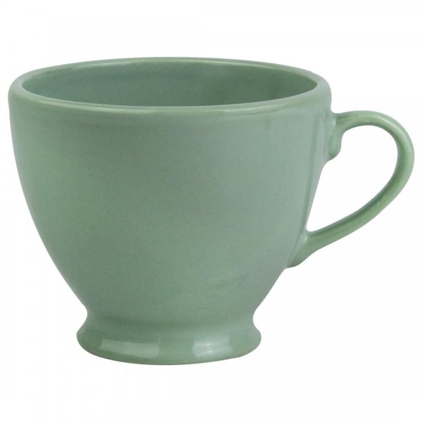 فنجان بزرگ سرامیکی مدل دیو و دلبر رنگ فیروزه‌ای