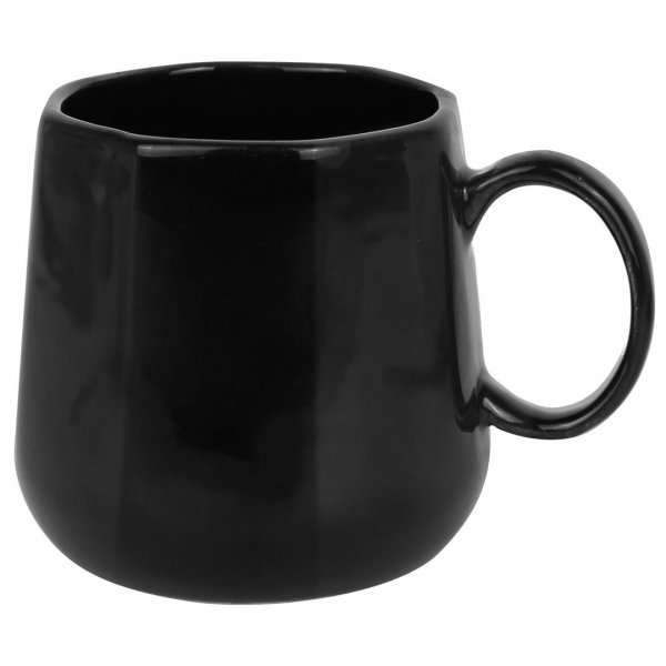 ماگ هشت ضلعی رنگ مشکی 