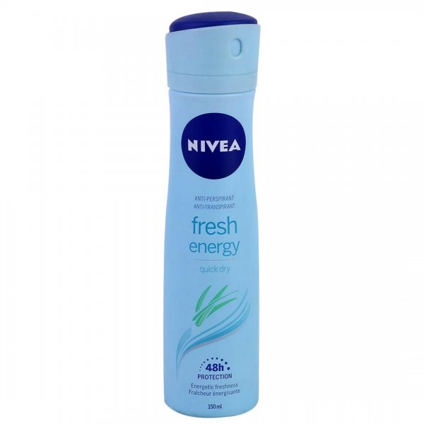 اسپری ضدتعریق زنانه Fresh Energy نیوا (Nivea) مقدار 150 میلی‌لیتر