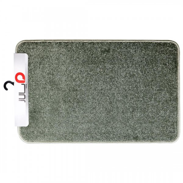 پادری پالاز مدل کات B پرز‌بلند سبزه تیره 50x80 سانتی‌متر