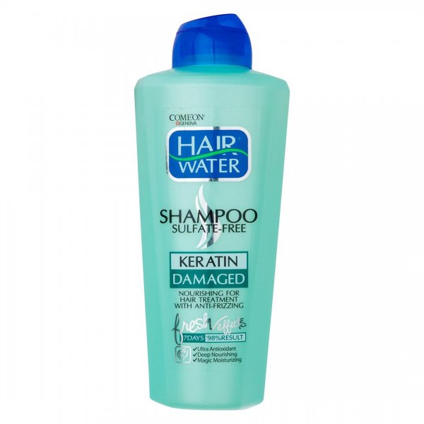 شامپو موهای آسیب‌دیده (Keratin) کامان مقدار 400 میلی‌لیتر