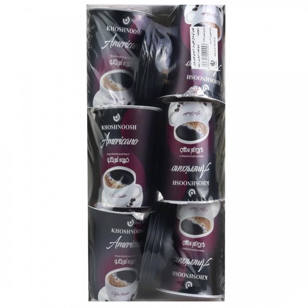 قهوه آمریکانو فوری خوش‌نوش بسته 6 عددی
