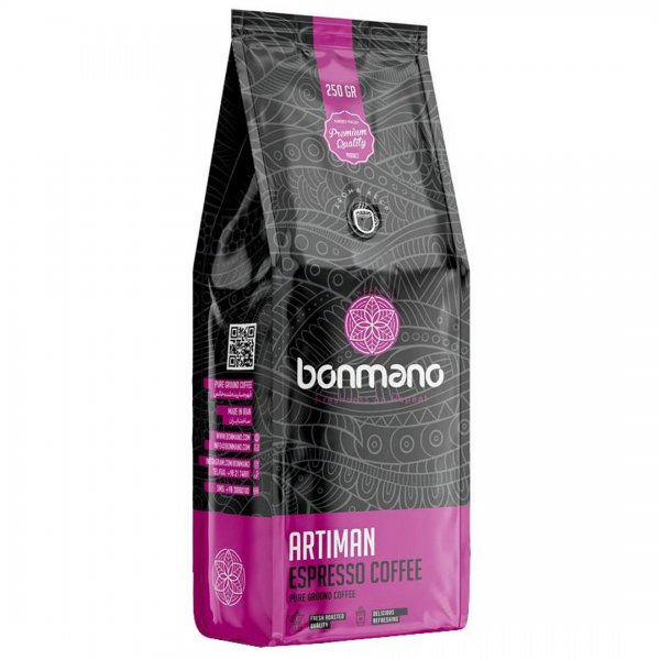 قهوه اسپرسو بن‌مانو سری آرتیمان مقدار 250 گرم