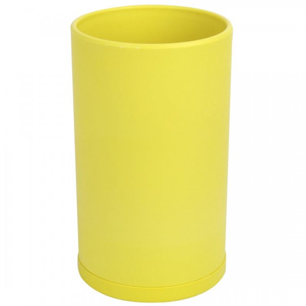 گلدان استوانه‌‎ای زرد سایز 10 کد 123 مهرنی (Mehrni)