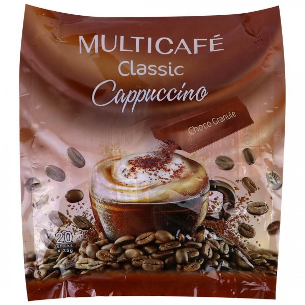 کاپوچینو کلاسیک مولتی‌کافه بسته 20 عددی 
