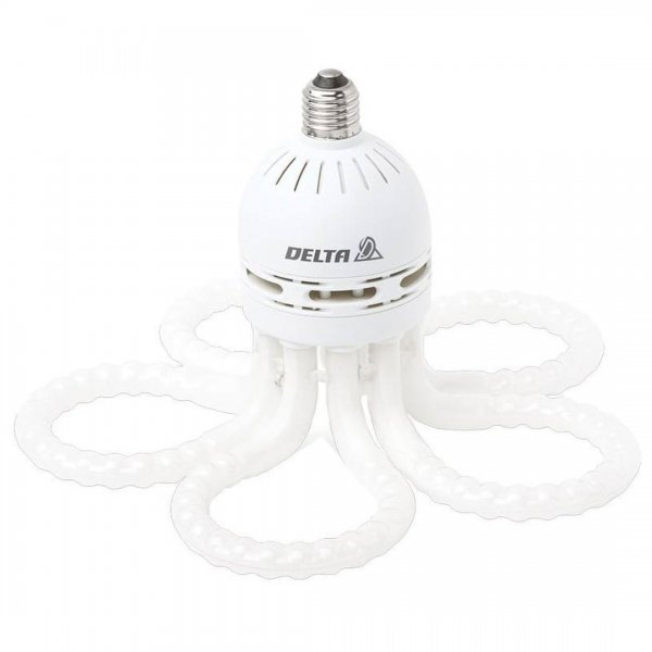 لامپ کم‌مصرف مهتابی 105 وات دلتا مدل گل  پایه E27