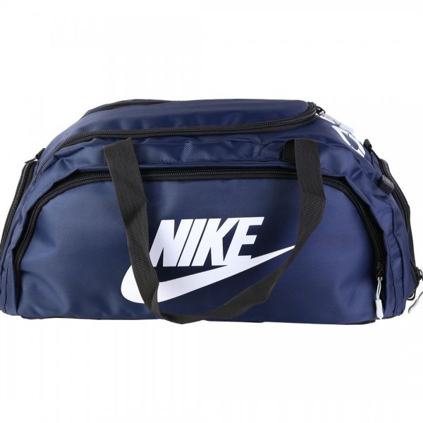 ساک ورزشی دوکاره سرمه‌ای طرح Nike