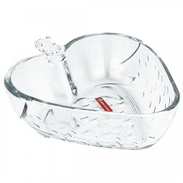 کاسه بلور طرح توت‌فرنگی نوری‌تازه سایز بزرگ