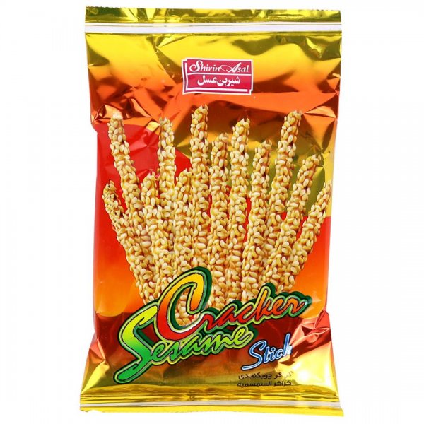 بیسکویت چوب‌شور کنجدی شیرین‌عسل مقدار 30 گرم