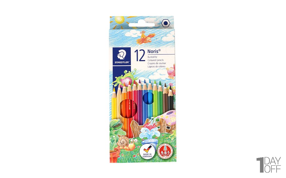 مدادرنگی 12 رنگ استدلر (Staedtler) اصلی