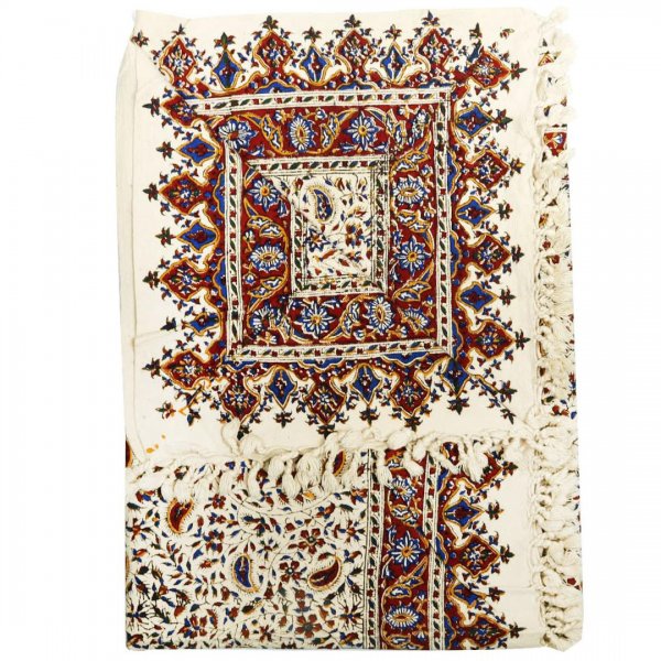 سفره قلمکار سنتی کد 012 سایز 150x100 سانتی‌متر