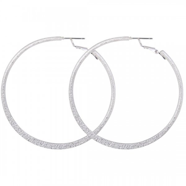 گوشواره لاویسا (LOVISA) استرالیا مدل حلقه‌ای رنگ نقره‌ای