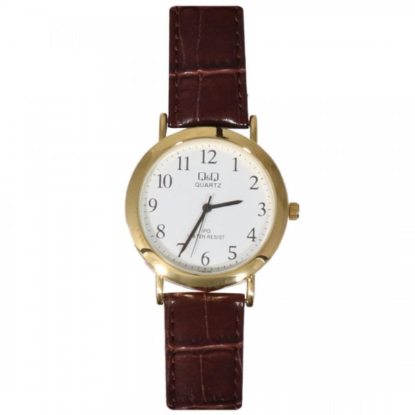 ساعت کیو اند کیو (Q&Q) مدل C150J104Y بند چرمی